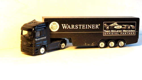 Warsteiner sattelzug mercedes - warsteiner,