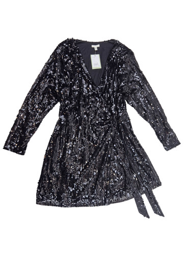 Damen pailletten wickel - h&m,