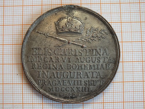 Medaille 1723 krönung - 1723,
