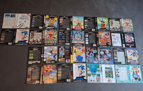 Sega mega drive spielecover - sega,