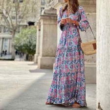 HABO Damen Boho Sommerkleid