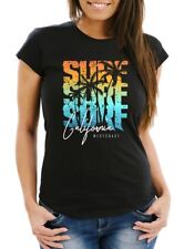 Damen T-Shirt Sommer Surf