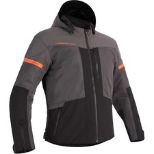 LINDSTRANDS Rexbo V2 grau schwarz Motorradjacke CE AA Mesh wasserdicht Gr. 56