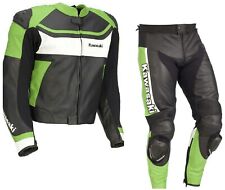 GRUN MOTORRADKOMBI JACKE+HOSE