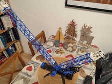 SIKU Autokran 1:55, blau