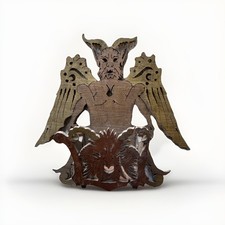 Antike Wandkonsole aus Holz