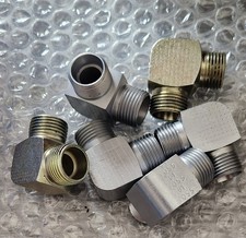 6x VOSS Winkelverschraubung 90° Voss01 Hydraulik Pneumatik M18x1,5 metrisch NEU