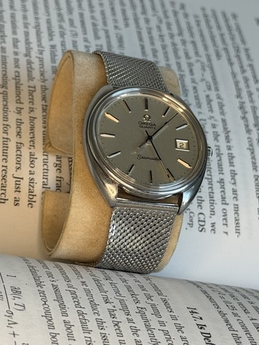 Omega seamaster quartz grey - omega,
