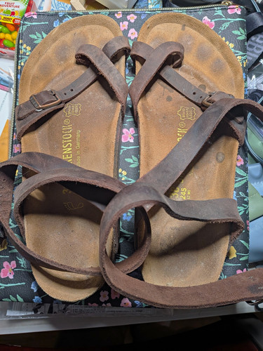 Birkenstock yara brown leather - yara,