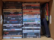 eine Kiste DVDs, Konvolut von