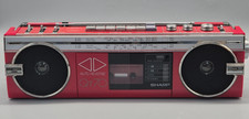 Sharp QT-70 Stereo Radio Cassetten Recorder in rot