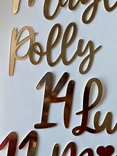 Topper Gold  Set NAME +ALTER Geburtstag Torten Torte Cake Mädchen Junge Deko NEU