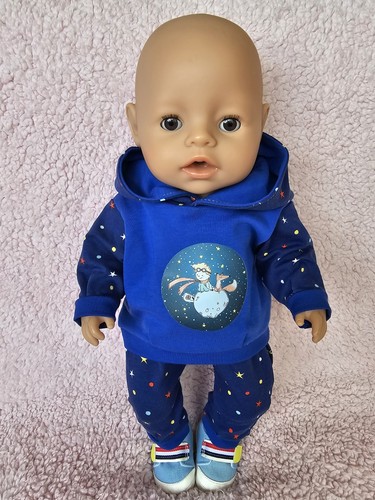 Puppenkleidung hoodie mit hose - puppenkleidung,