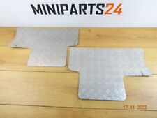 MINI R50 R52 R5 / Alu Fußmatten 2er Set für hinten echtes Aluminium