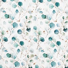 Jersey Stoff Eukalyptus, weiß