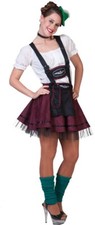 Oktoberfest Dirndl Kostüm Trachtenkleid Damen Dirndl Bayernkleid Damenkostüm KK