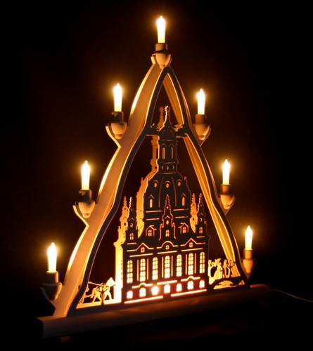 Schwibbogen lichterspitze 54cm - schwibbogen,