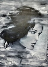 Frauenportrait Monochrom