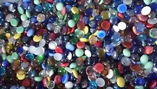 900 gramm Glasnuggets Muggelsteine BUNT Mix 17-21 mm ca.180 Stück 