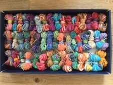 Kleine  Reste Sockenwolle Paket 3 nur Opal