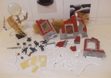 ***  Ruine * Soldaten * Bäume  *  Modell - Bau - Reste  ***