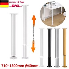 1/2x Tischbeine Metall Eisen