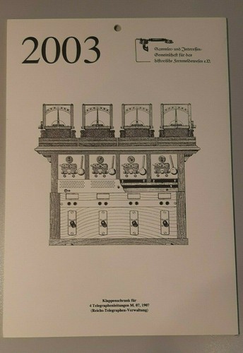 Wandkalender 2003 von der - 2003,