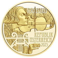 Österreich 100 Euro 2025 125 Jahre Wiener Symphoniker 1/2 Oz Gold PP / Proof mit