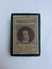 Komponisten Quartett antik Sala-Spiele 40 Karten komplett 4168a klassische Musik