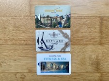 Europa-Park Rust Hotel alte ZIMMERKARTEN/KEY CARDS + Fitness & Spa