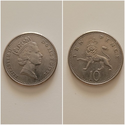 Münze pence gb 1992 - (ten),