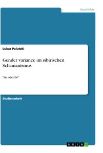 Gender variance sibirischen - gender, im