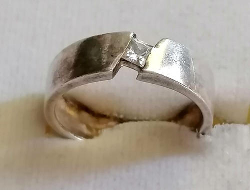 Antik silber ring 925 mit - silber,