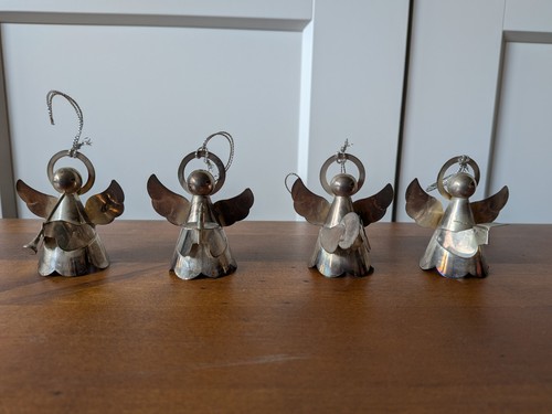 Metall engel anhänger - 4x,