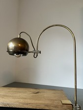 Gepo Eye Ball Messing Tischlampe Kugellampe Lamp Bogenlampe 70er Design Leuchte