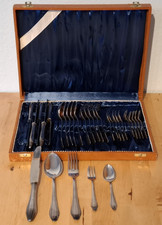 versilbertes Besteck , 6