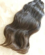 ✿ Premium Rohhaar europ. Tresse  Einzelspender 44 cm leicht gewellt  101 g ✿