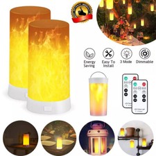USB LED Flamme Licht Nachtlicht Fackel Feuer Lampe Flackernde Flammenlicht 3Modi