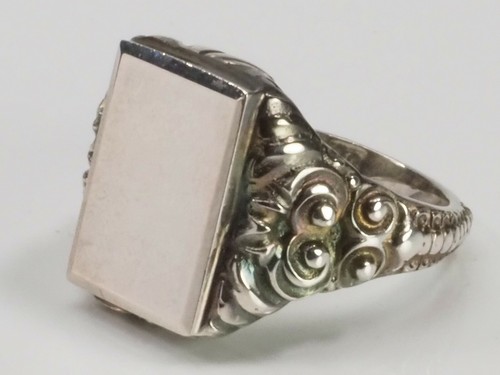 Antiker herren ring siegelring - antiker,
