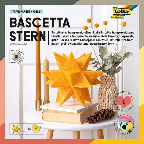Folia bastelset bascetta - folia, stern