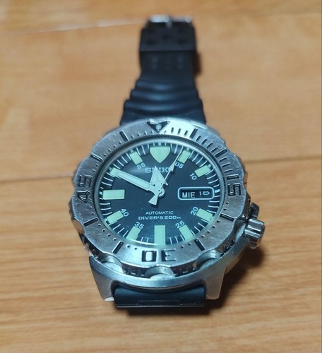 Seiko diver black monster - seiko, 200m