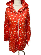 (S)        H&M;; Regenmantel Kapuze  Schirme Rot Gr; 38