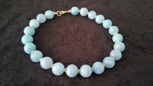 Großartige aquamarinkette aus - aquamarinkette,