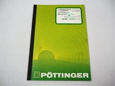 Pöttinger TOP38N Typ SK275 Schwadkreisel Betriebsanleitung Ersatzteilliste 1990