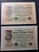 Zwanzig Millionen Mark Ro 108