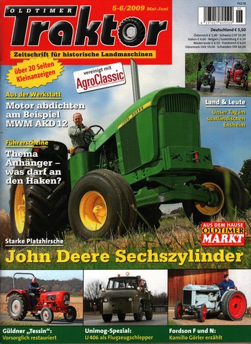 Zeitschrift oldtimer traktor - zeitschrift,