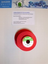 Serafil AMANN 20 Faden Rot FB 501 600 Meter Nähgarn Reißfest sehr starker Faden
