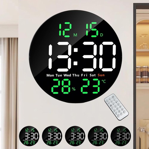 Led digital wanduhr zoll - wanduhr,