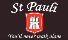 Fahne  St. Pauli You´ll never