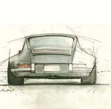 Porsche911RS Poster45x30cm